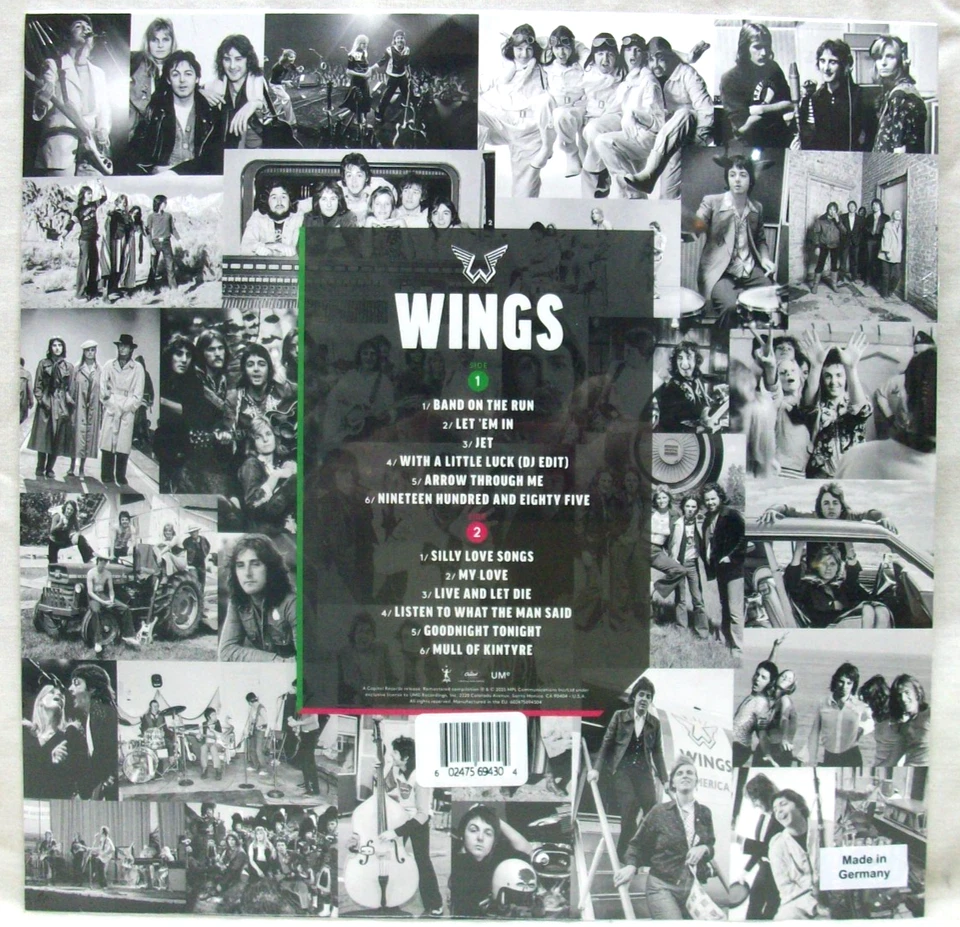 New & Sealed Paul McCartney "Wings" LP 180gm Vinyl Record, Book, Poste - Image 2 of 2
