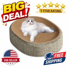 Cat Scratching Mat 2 In 1 Cat Scratcher Pad Pet Bed Pretty Kitty Bed..