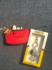 Snoopy  Woodstock Red Coin Wallet for Women, Zipper, Folding, Credit Card