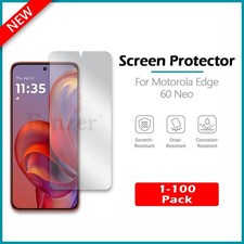 1-100 LOT LCD Ultra Clear HD Screen Phone Protector for Motorola Edge 60 Neo