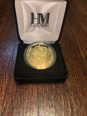 Albert Pujols 600 Career Home Runs 39mm Solid Bronze Coin - Los Angeles Angels