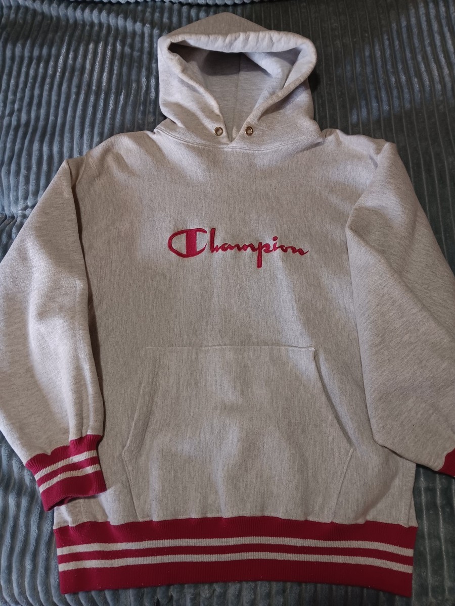 90s Champion Reverse Weave USA製 XL Vintage 90's Champion Reverse Weave Hoodie USA Made XL Script Logo