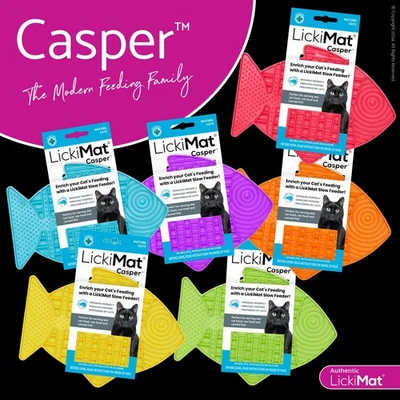 LickiMat Katzenleckerli Matten - Auswahl aus verschiedenen Arten und Farben - Katzenfuttermatten