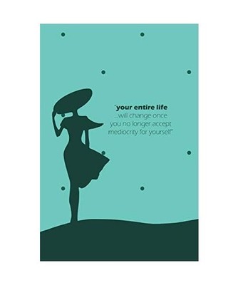 Your Entire Life Notebook, Blank Write-in Journal, Dotted Lines, Wide Ruled, Med