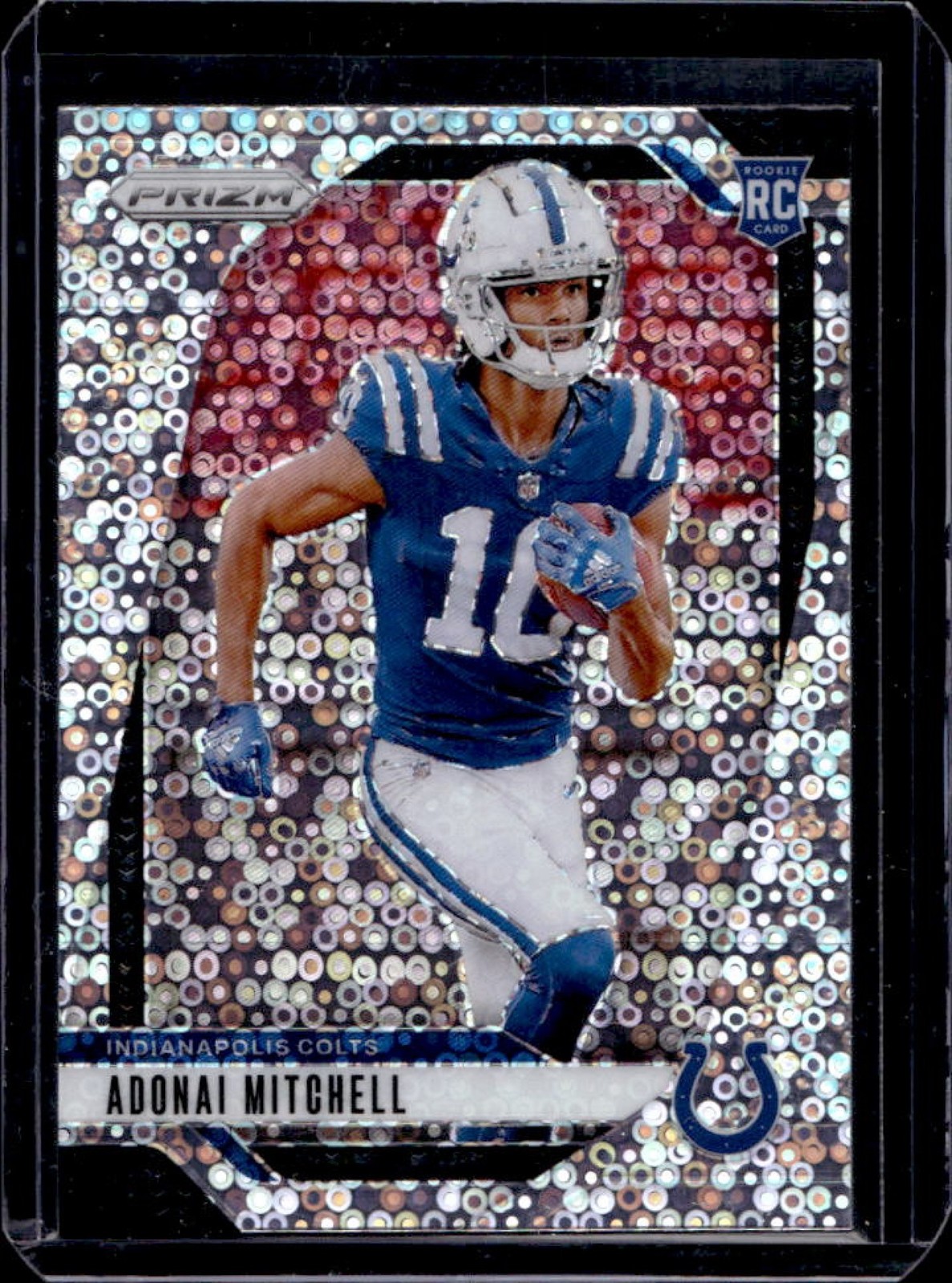 2024 Prizm Adonai Mitchell RC No Huddle Rookie #303 Colts