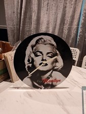 Foto MARILYN MONROE RECORD CLOCK, funktioniert nicht