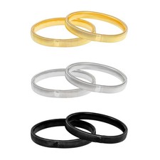 Pangda 3 Pairs Anti-Slip Sleeve Garters Metal Armbands for Men and Women