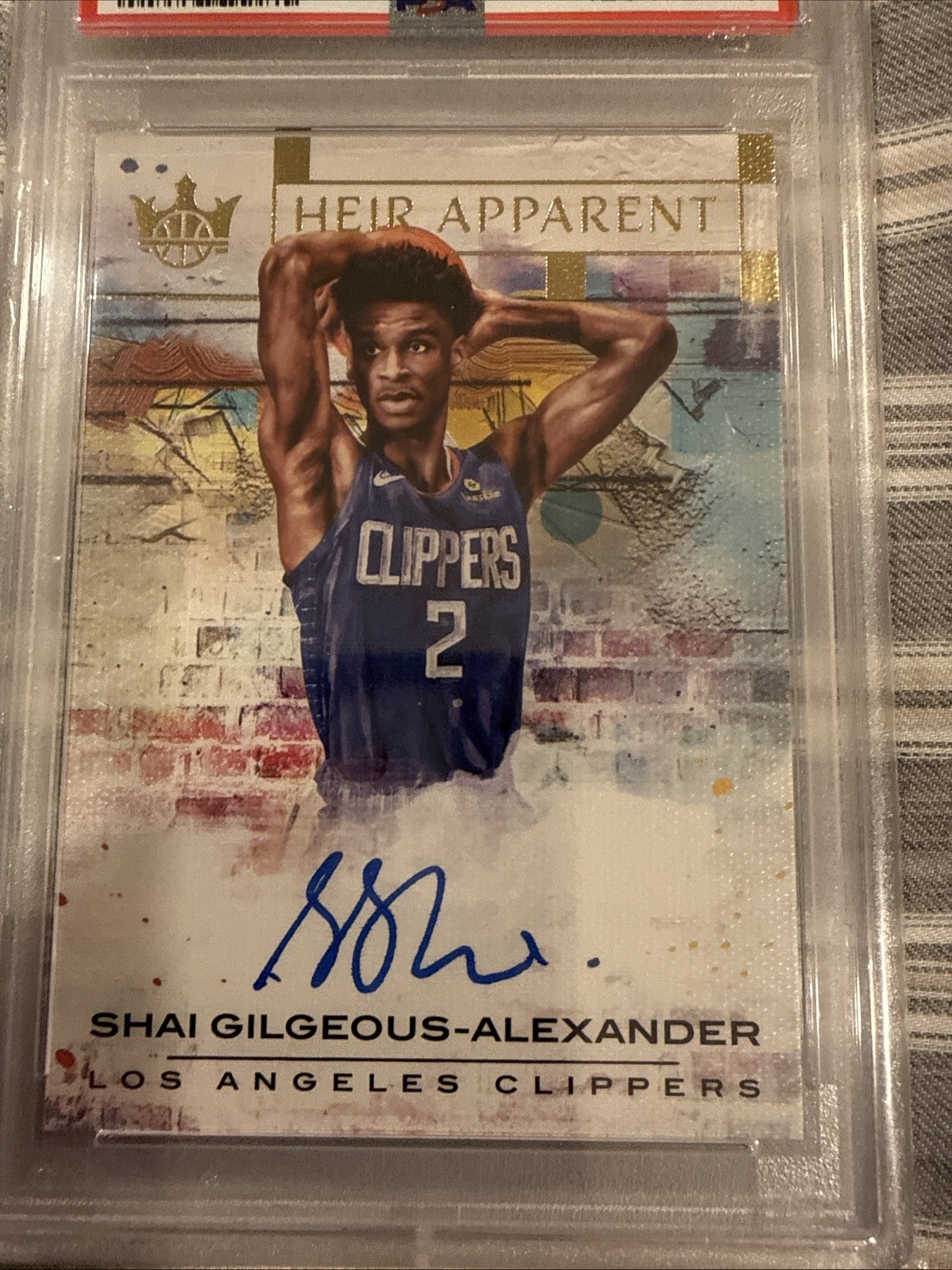 SHAI GILGEOUS-ALEXANDER Rookie Autograph PSA 10 2018 COURT KINGS  RC #/199 MVP view 3