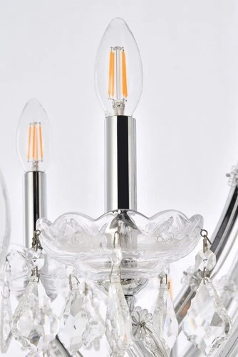 Elegant Lighting Maria Theresa 46" 36 Light Royal Crystal Chandelier - Picture 6 of 8