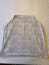 Aden+Anais Baby Car Seat Cover Multi-Use Leaf Pattern Nursing Cover