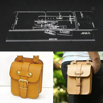 9X Leder Bastel Vorlage Acryl Muster Handtasche Schneidemodell für Anfänger DIY