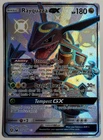 2018 POKEMON SUN & MOON CELESTIAL STORM #177A FULL ART/RAYQUAZA GX