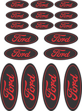 17 x Ford Oval Decals, Printed on 7 year vinyl