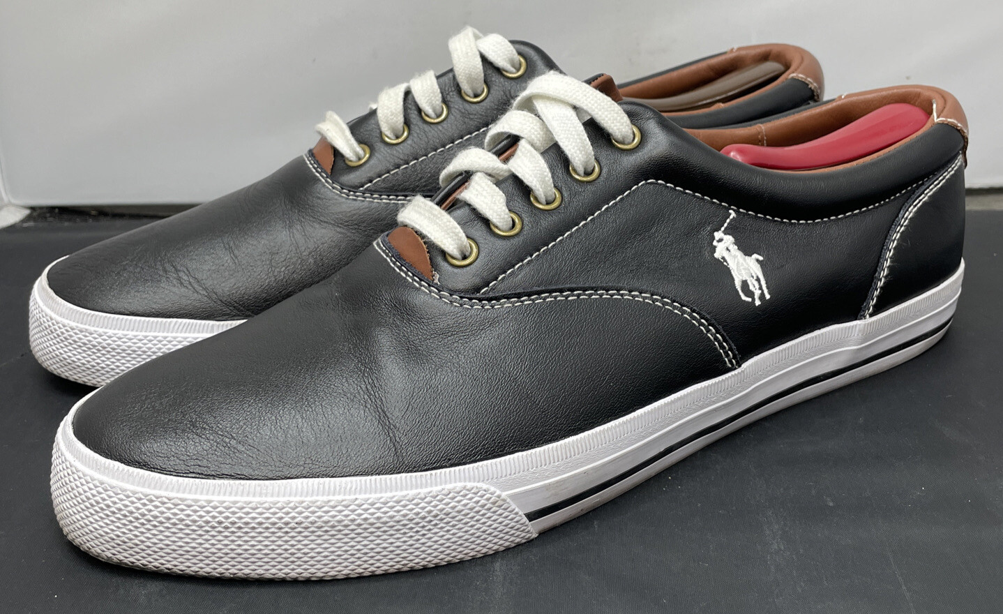 Polo Ralph Lauren RRL Black Leather 