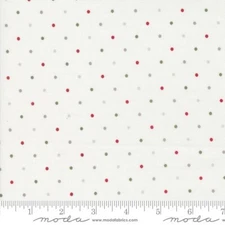 Moda Wide Back 108 In.  Magic Dot Christmas 108026 38 100% Quilt Cotton