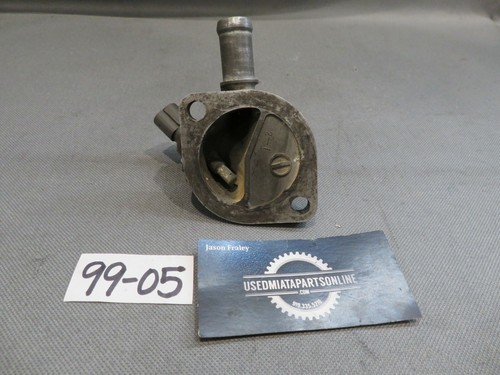 1999-2005 MAZDA MIATA CYLINDER HEAD WATER OUTLET TEMP SENSOR TEMPERATURE HOUSING - Picture 5 of 5