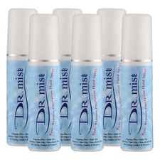 Dr Mist Natural Aluminum Free Deodorant Spray Removes Body Odor 75ml X 6 Bottle