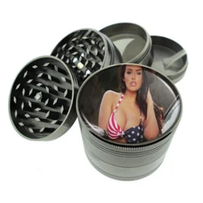 Brooklyn Pin Up Girls D10 Titanium Grinder 4 Piece Magnetic Hand Mueller 