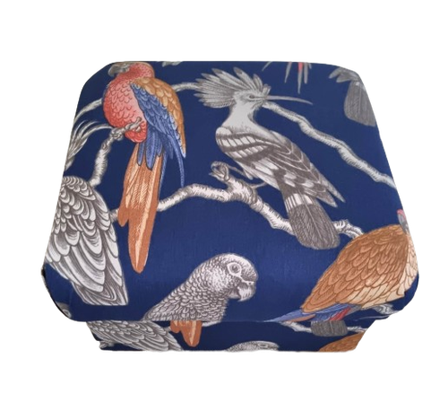 Storage Footstool iLiv SMD Aviary Garden Fabric Pouffe Ottoman Parrots Birds - Picture 30 of 32