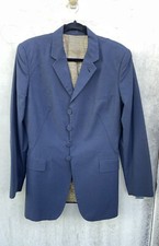 Vintage 80s 2 PC Skirt Suit Jean Paul Gaultier Classique Paris Italy Navy
