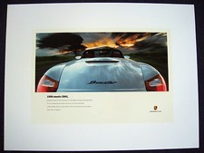 Porsche Official Original 986 Boxster Showroom 1956 Meets 2001 Poster 1997 Usa
