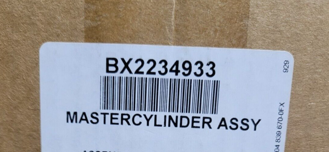 Bosch Bendix Master Cylinder BX2234933 2234933 NEW, Not  
