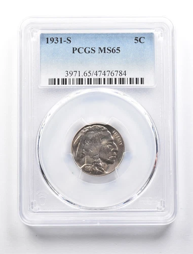 1931-S Indian Head Buffalo Nickel MS65 PCGS *2694