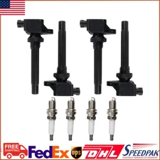 4pcs ignition coils & Spark Plugs UF562 2756 for Suzuki Grand Vitara 2006-2008