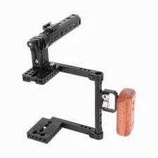 CAMVATE DSLR Canon Sony Nikon Camera Cage Extension Rig with Right Side HandGrip