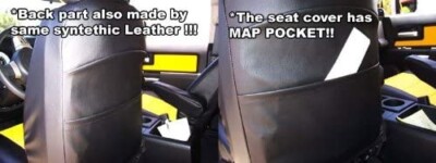 IGGEE CUSTOM SEAT COVERS FOR BMW Z4 2003-2008 BLACK FULL SET