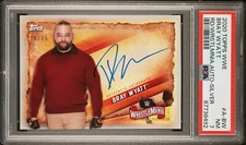 2020 Topps WWE Bray Wyatt On Card Auto #'d /25 PSA 7 Pop 1  None Higher