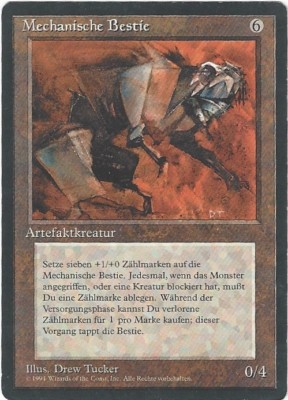 TCG MtG 252 FBB Deutsch Limitiert 3rd Mechanische Bestie / Clockwork Beast