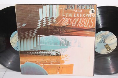 Joni Mitchell And The L.A. Express   Miles Of Aisles, 1974 2x LP, Asylum AB 202