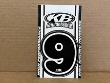 KnuckleBone Original NOS Vintage Bmx Midschool #9 Sticker GT03488