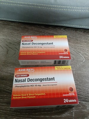 Non-Drowsy Nasal Decongestant Phenylephrine Hcl 5 Mg,24 Count (639277322067)