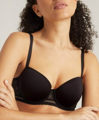 Soutien-gorge 90E (75E eu) Spacer SIMONE-PÉRÈLE Comète Noir