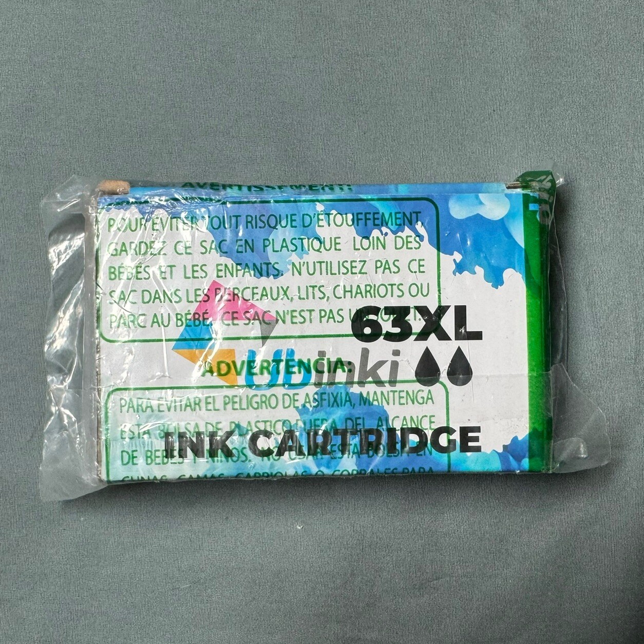 Ubinki 63XL Ink Cartridge Black Color Multi Pack Replacement for HP 63 HP63XL 63