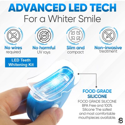 LED Laser Zahnaufhellungslicht Mundschale Detox Smile Dental Gel Hi Tooth weiß