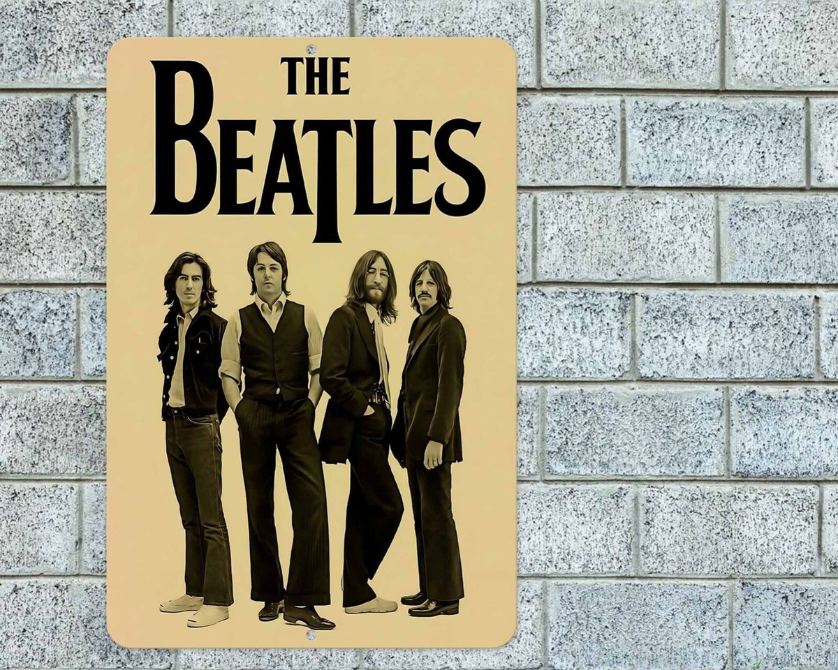 The Beatles Sign Aluminum Metal 8