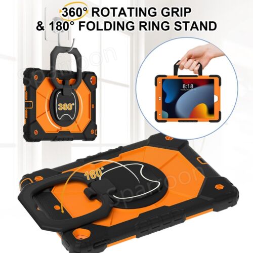 Shockproof Heavy Duty Hard Case for iPad 5/6/7/8/9/10th Gen Air 4 5 Pro 11 2024 - Picture 65 of 126