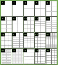Red Coloured Printer Labels | Cheaper Price While Stocks Last | Laser/Inkjet