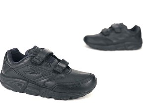 brooks leather running shoes