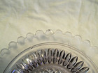VTG 7.25 in Pressed Glass Candy Nut Dish with Scalloped Edge & Starburst Bottom — photo 9