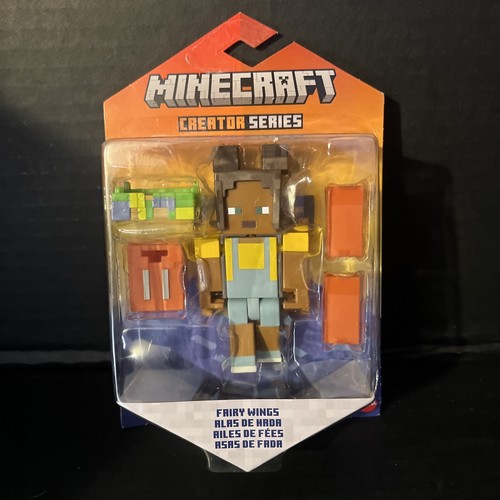 New Sealed 2022 Mattel Minecraft Creator Series Fairy Wings 3.25" Figure
