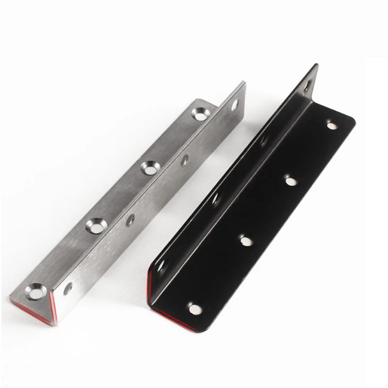 Long Stainless Steel 90 Degrees Corner Bracket For Furniture Cabinet 60mm-375mm - Image 2 of 4