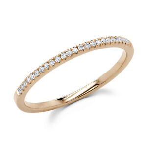Stackable Metal Fashion Ring in 14K Rose Gold Size 6 