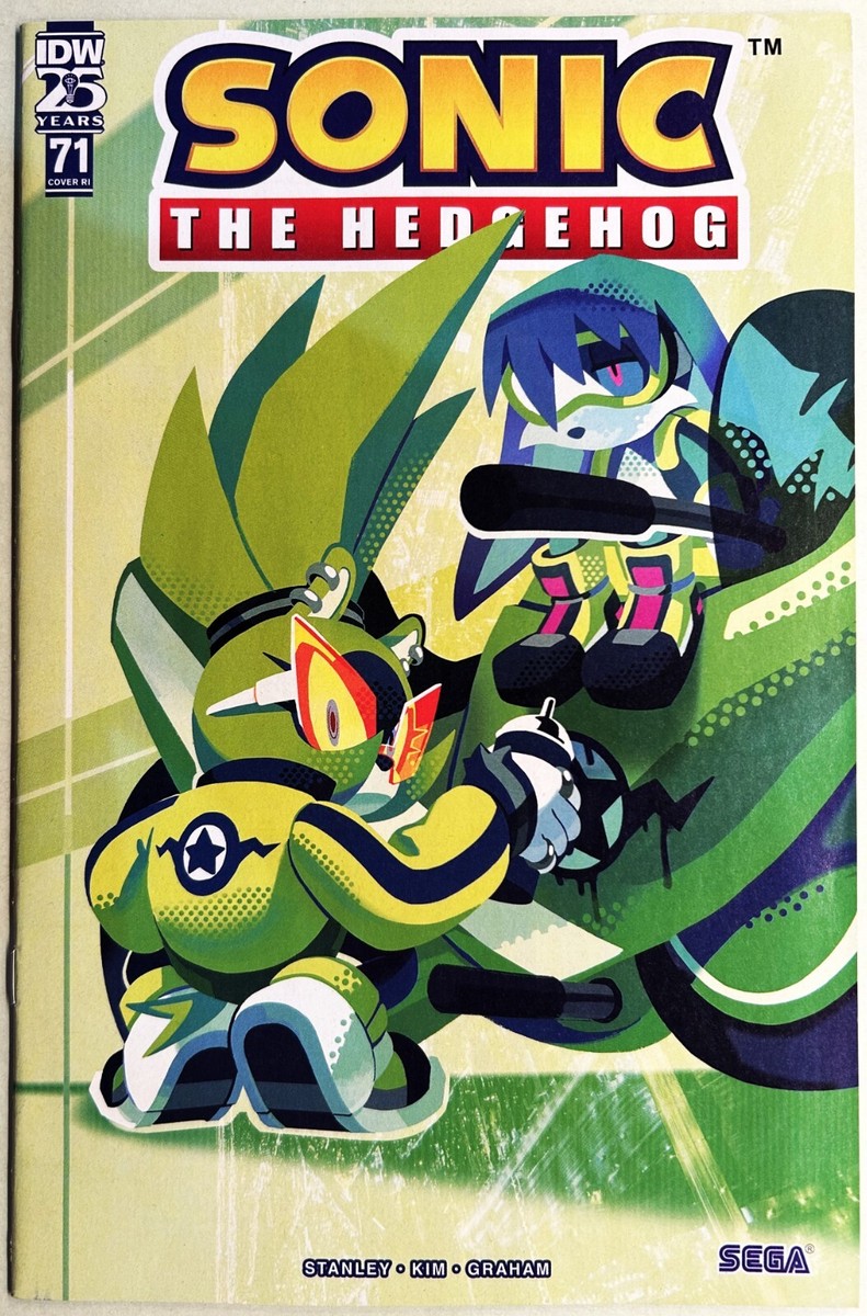 Sonic the Hedgehog #71 Cover Ri-Nathalie Fourdraine (IDW