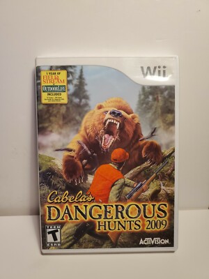 S - Nintendo Wii / Wii U | Cabela's Dangerous Hunts 2009 | Game Disc Only