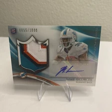 2013 Topps Refractor Auto Rookie Patch ARP-MGI Mike Gillislee 855/1000 DOLPHINS