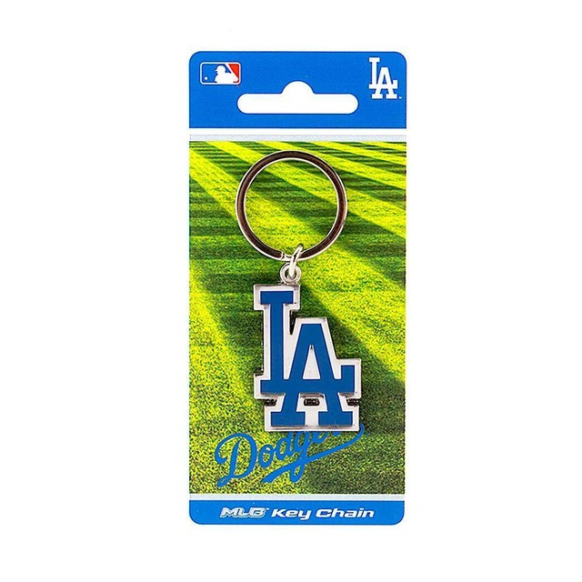 Los Angeles Dodgers MLB Baseball Keychain Keyring Team Decal Logo La 3d